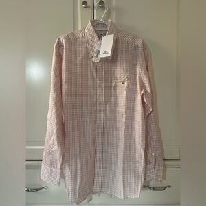 Lacoste Plaid Button Down Shirt